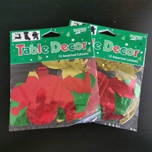 Christmas Table Decor #060200, 12/pk, Christmas Decoration, 2 packages